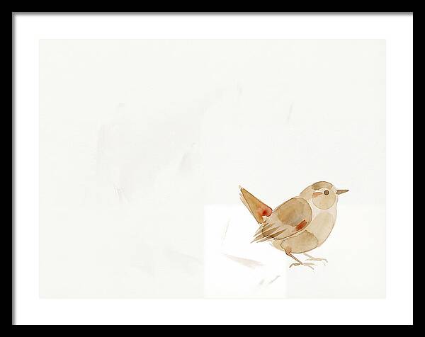 Wren In Minimalist Style
