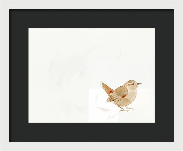 Wren In Minimalist Style