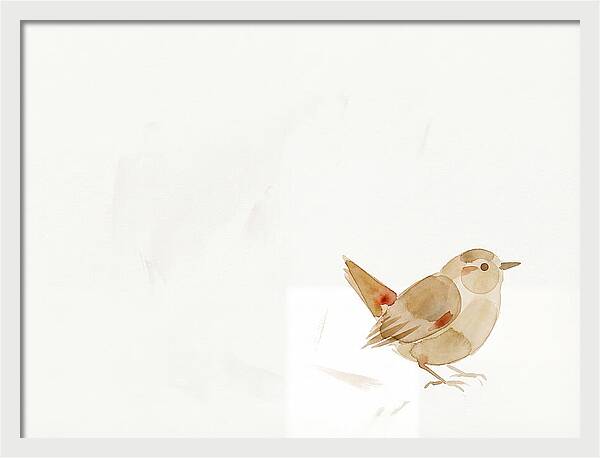 Wren In Minimalist Style