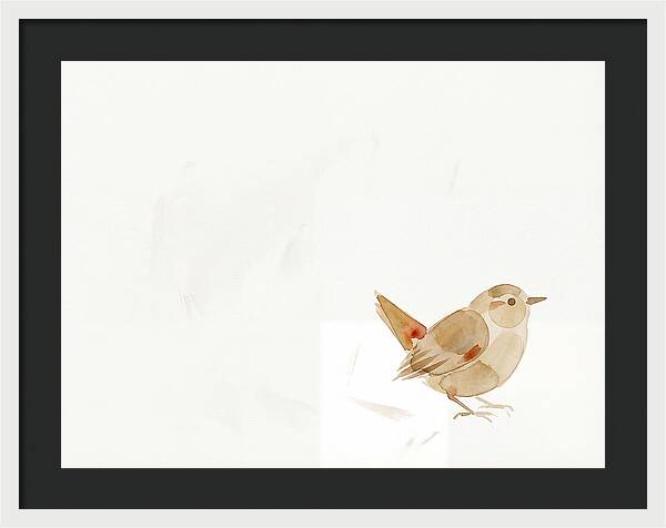 Wren In Minimalist Style