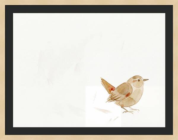 Wren In Minimalist Style