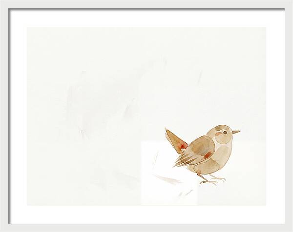 Wren In Minimalist Style