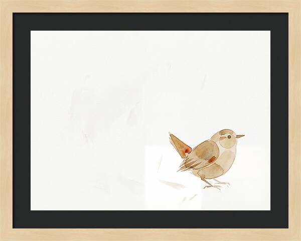 Wren In Minimalist Style