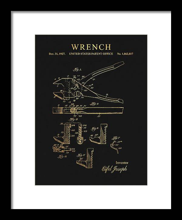 Wrench Gold Patent Us1862817a