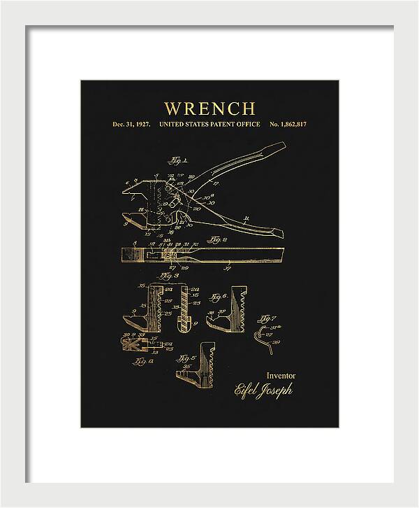 Wrench Gold Patent Us1862817a