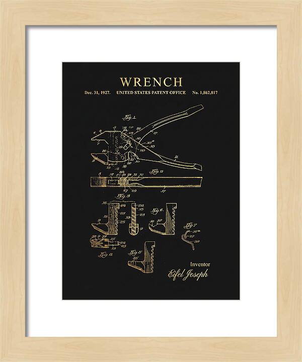 Wrench Gold Patent Us1862817a