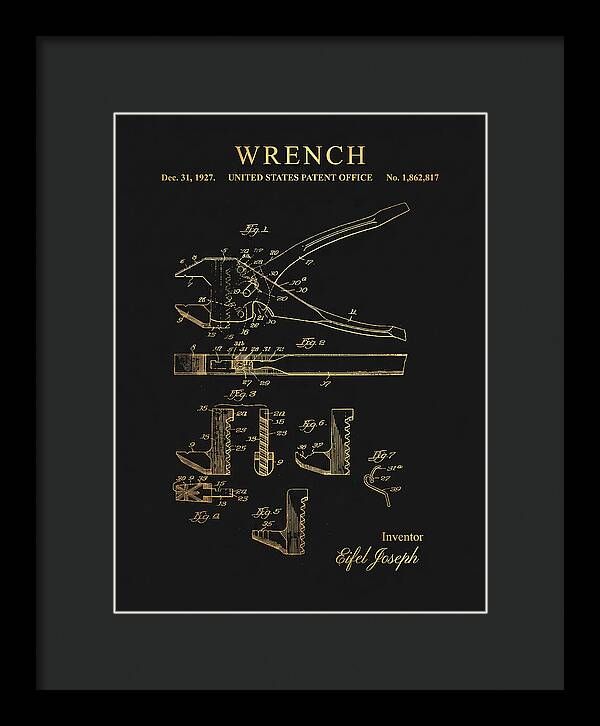 Wrench Gold Patent Us1862817a