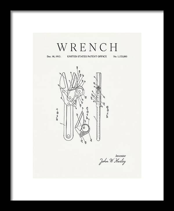 Wrench Minimalist Patent Us1123880a