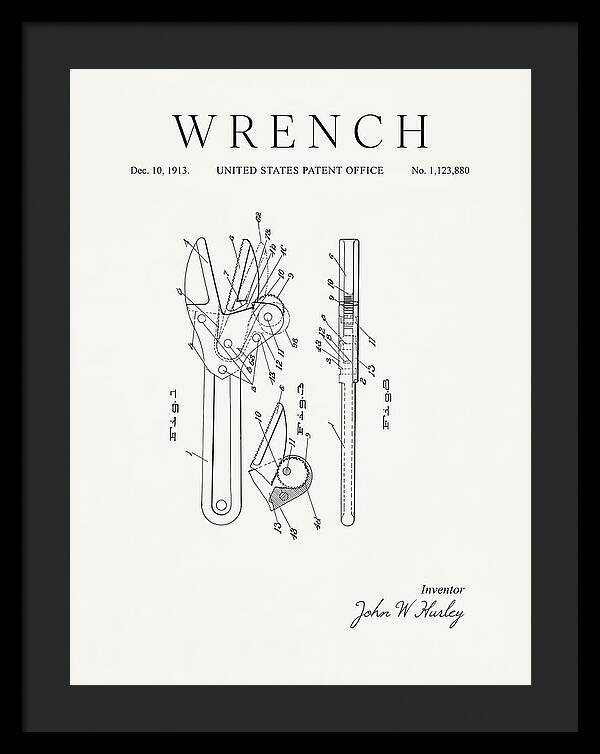Wrench Minimalist Patent Us1123880a