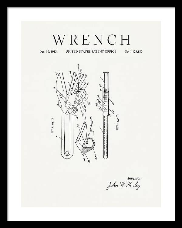 Wrench Minimalist Patent Us1123880a