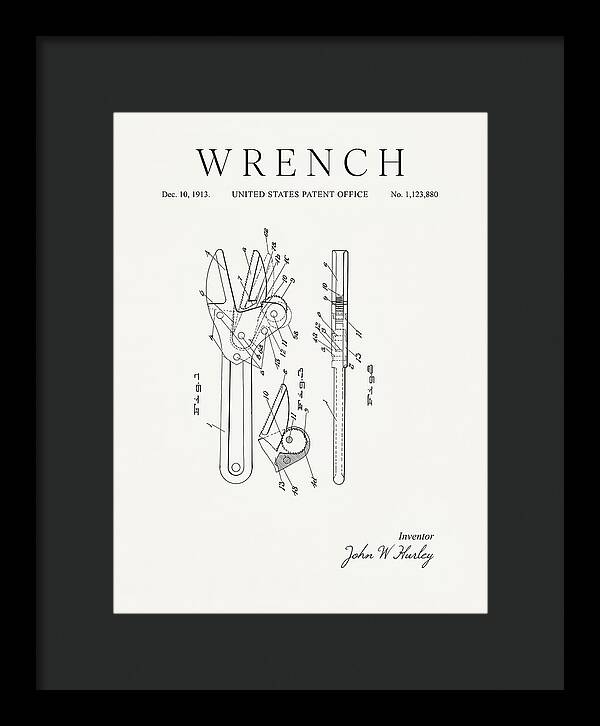 Wrench Minimalist Patent Us1123880a