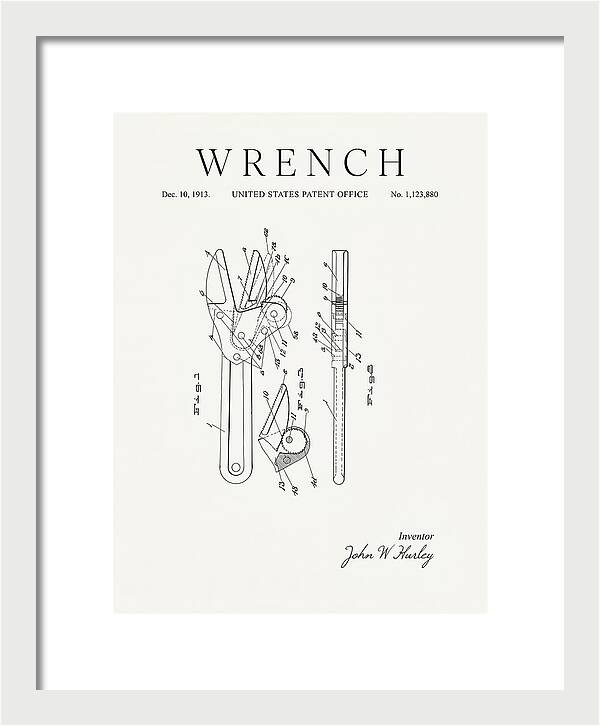 Wrench Minimalist Patent Us1123880a