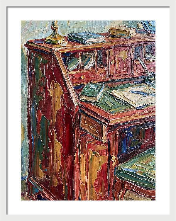 Writing Desk In Vibrant Hues