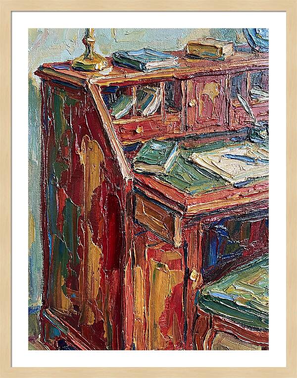 Writing Desk In Vibrant Hues