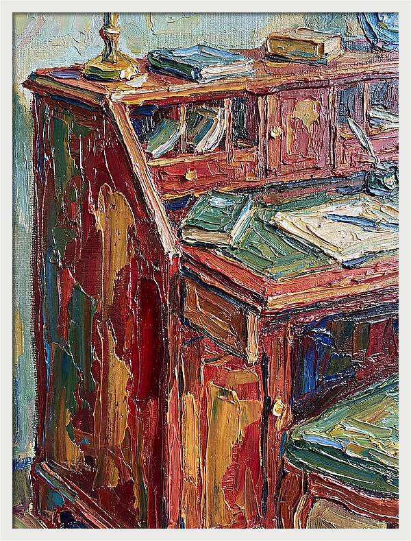 Writing Desk In Vibrant Hues