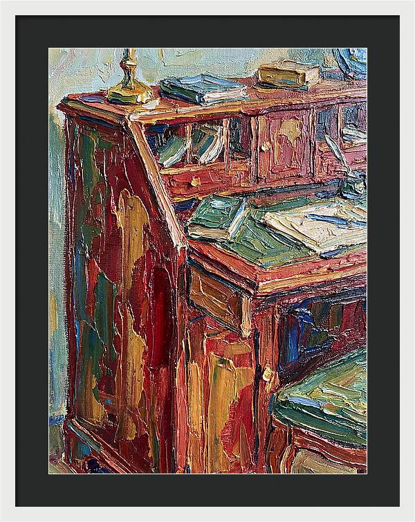 Writing Desk In Vibrant Hues
