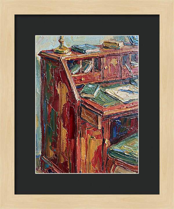 Writing Desk In Vibrant Hues