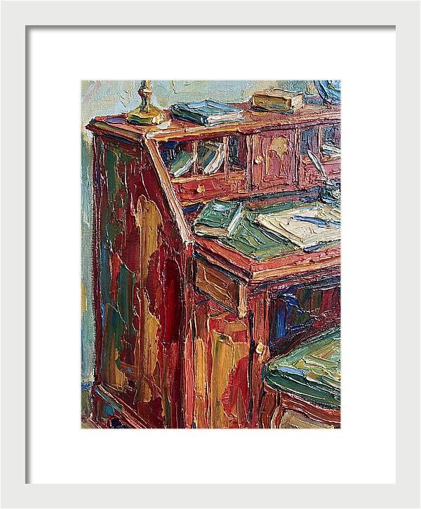 Writing Desk In Vibrant Hues