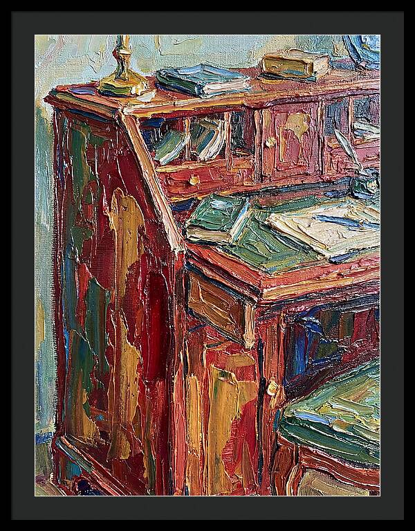 Writing Desk In Vibrant Hues