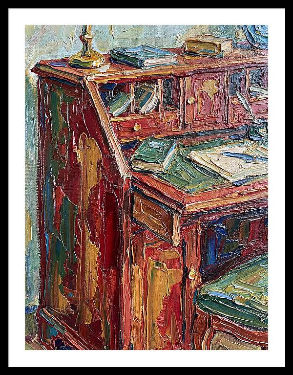 Writing Desk In Vibrant Hues