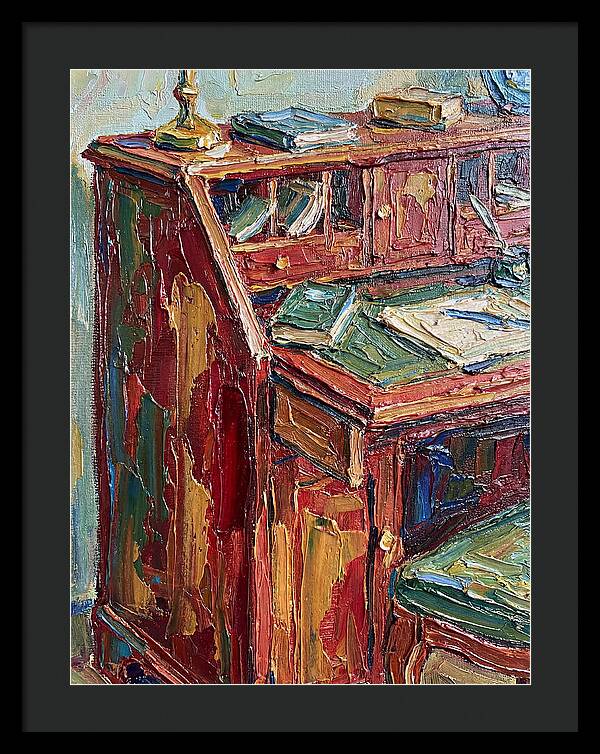 Writing Desk In Vibrant Hues