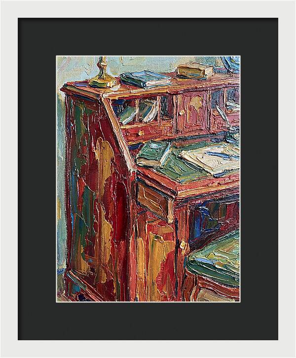 Writing Desk In Vibrant Hues