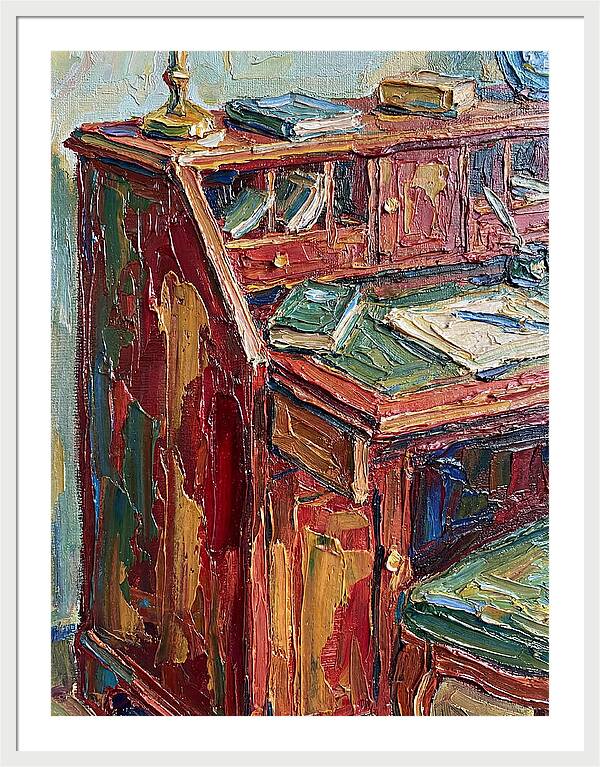 Writing Desk In Vibrant Hues