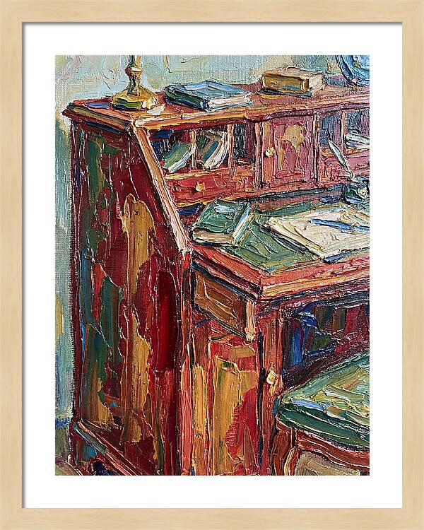Writing Desk In Vibrant Hues