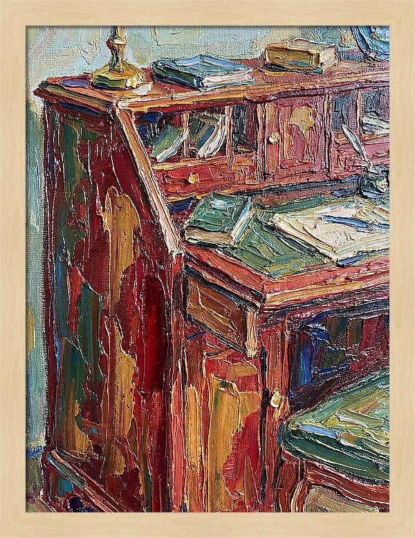Writing Desk In Vibrant Hues