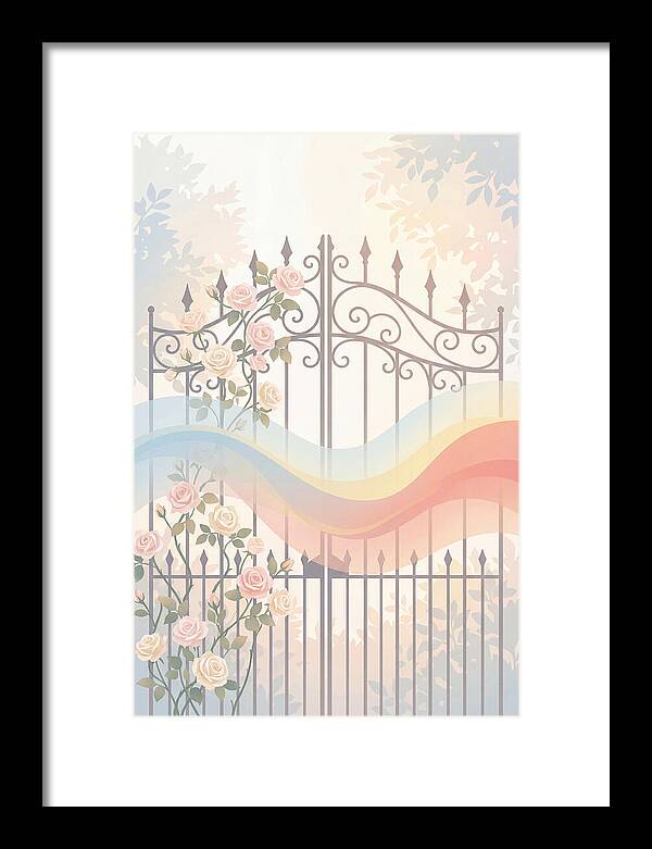 Wrought Iron Garden Gate