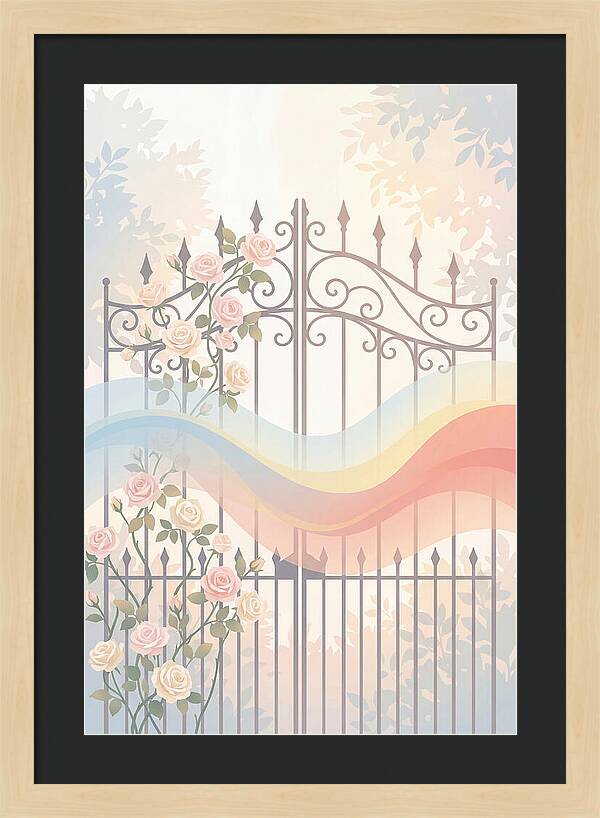 Wrought Iron Garden Gate