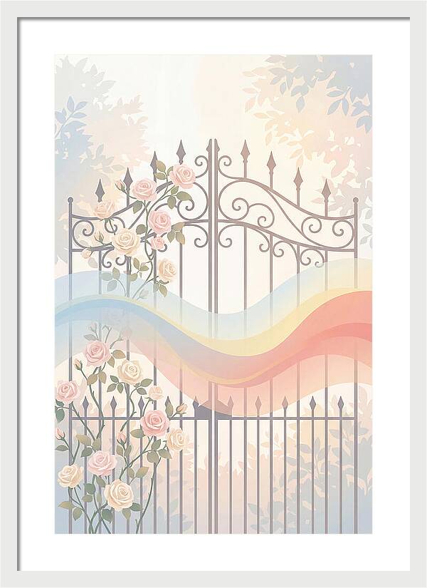 Wrought Iron Garden Gate