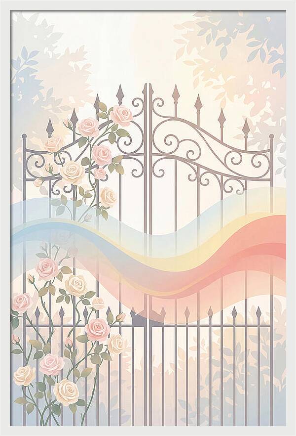 Wrought Iron Garden Gate