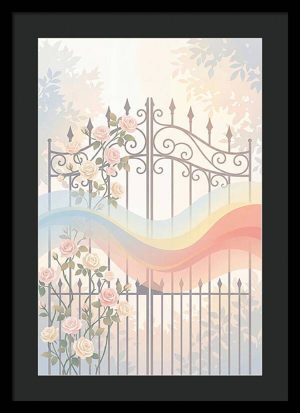 Wrought Iron Garden Gate