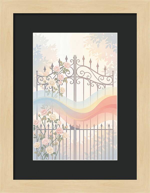 Wrought Iron Garden Gate
