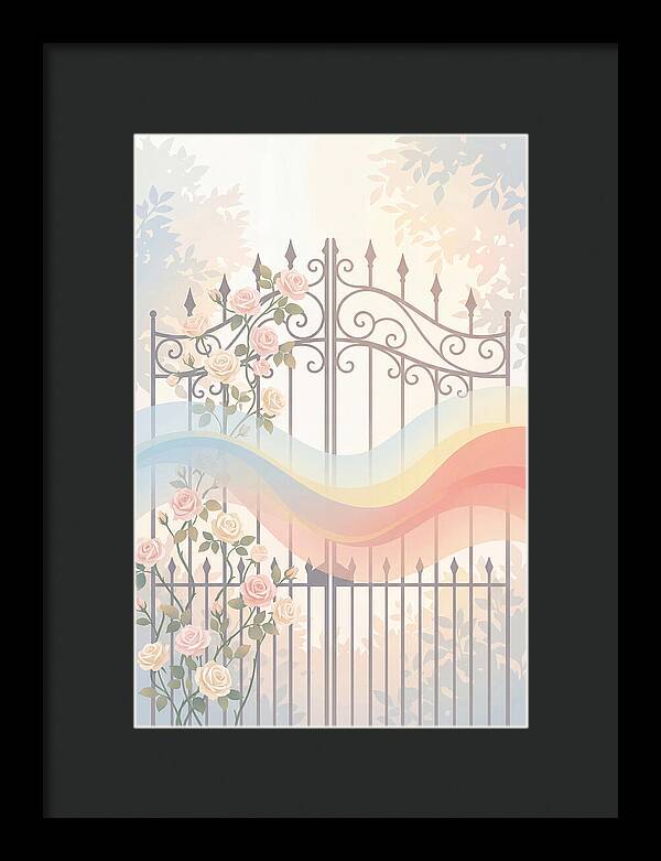Wrought Iron Garden Gate