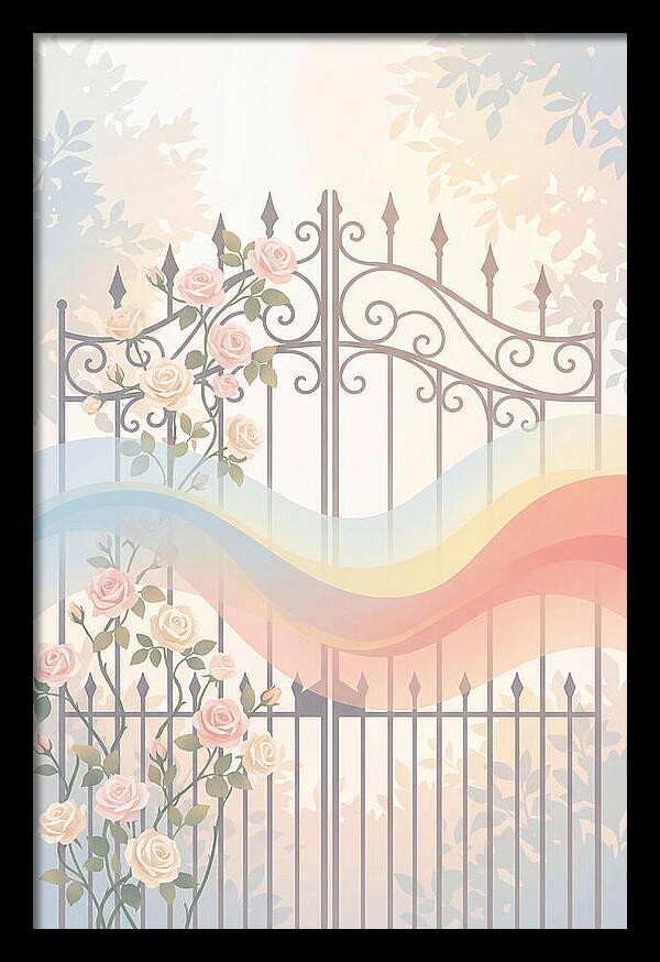 Wrought Iron Garden Gate