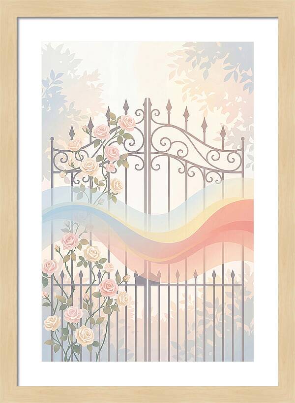 Wrought Iron Garden Gate