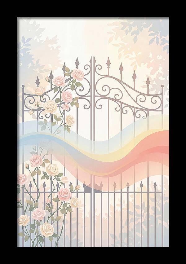 Wrought Iron Garden Gate