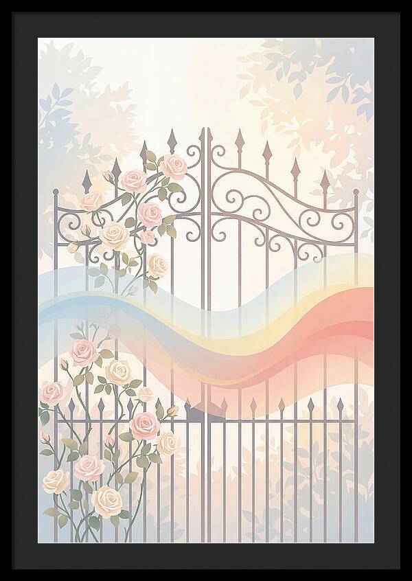 Wrought Iron Garden Gate