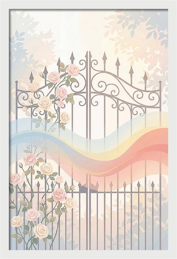Wrought Iron Garden Gate