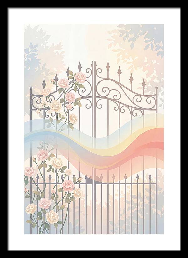 Wrought Iron Garden Gate