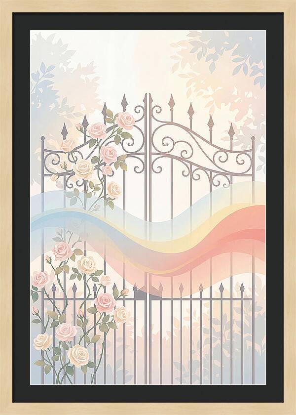 Wrought Iron Garden Gate