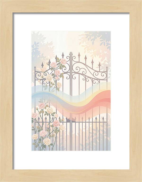 Wrought Iron Garden Gate