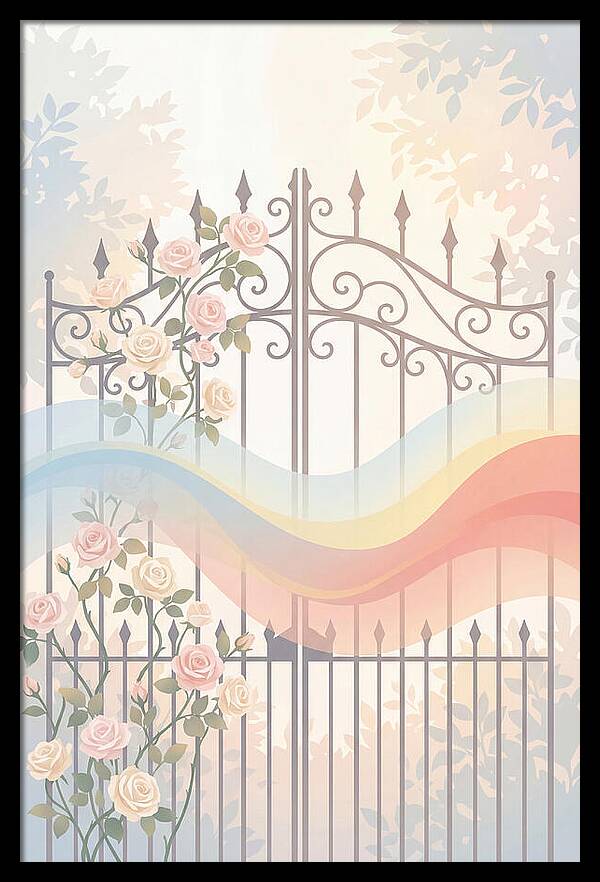 Wrought Iron Garden Gate