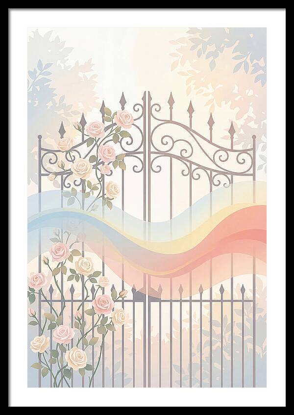 Wrought Iron Garden Gate