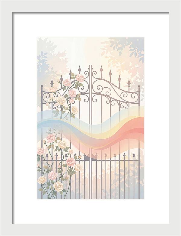 Wrought Iron Garden Gate