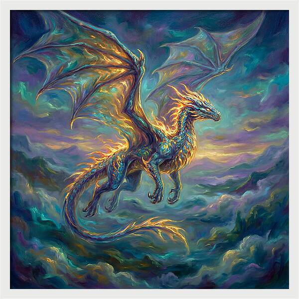 Wyvern In Flight