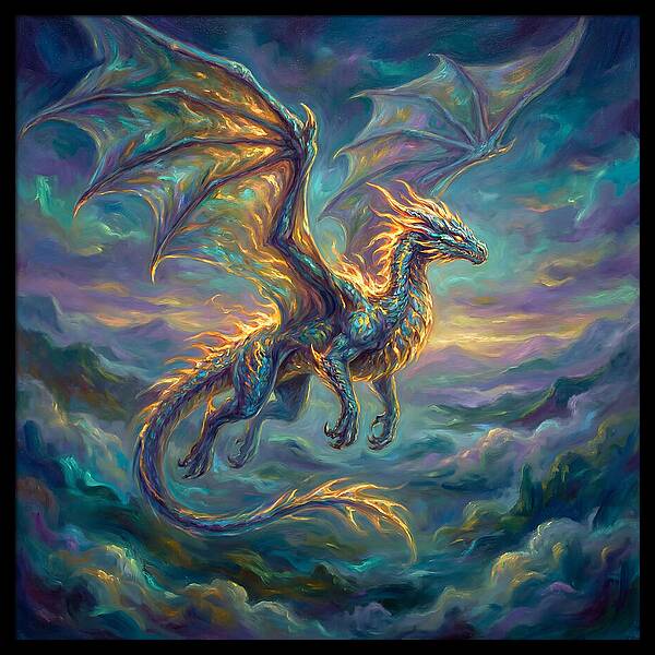 Wyvern In Flight