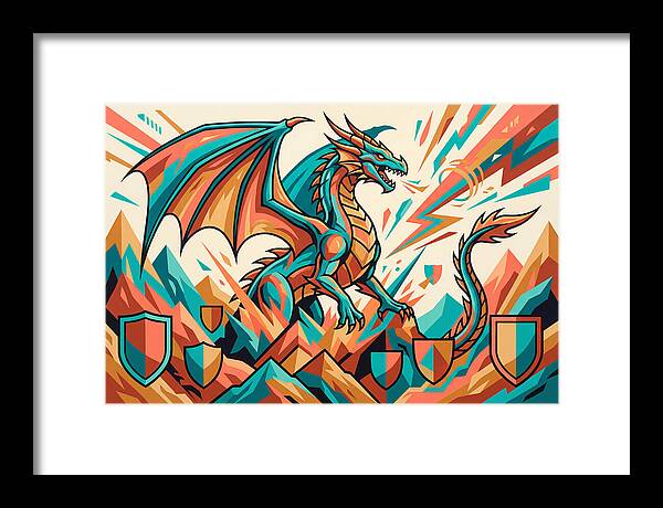 Wyvern In Vibrant Colors